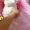 貓咪洗澡超級乖，全程配合還喵喵叫！
