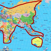 「整個世界，都是朕的！」驚見世界地圖根本是一隻喵！結果臺灣的位置讓網友看了全笑噴！！