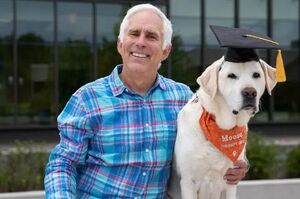 本科還沒畢業？國外這隻治療犬已經獲得博士學位了！