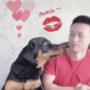 大型犬都偏愛女主人?這隻羅威納就愛上了這個男主人~