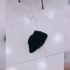 看到地上掉了一條毛巾,剛準備撿起來…結果它突然動了!