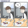 如果老闆是隻貓...14張插畫告訴你有貓咪當老闆是怎樣的感覺！白目又傲嬌的態度真是令人太火大啦XD