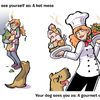 你眼中的暗黑料理製造者 vs 狗狗眼裡的天菜大廚 11張溫馨插畫告訴你主人在狗狗眼裡有多完美！