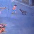 朝混種彼特犬丟餅乾！狗狗誤以為挑釁..掙脫狗鍊朝小二童男發狠攻擊！！