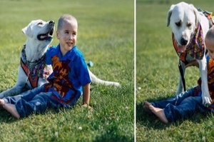 自閉症男孩幾乎無法生活，直到狗狗的出現讓他有了奇蹟般的改變：「牠是我最好的朋友！我真的真的很愛牠」