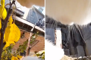 戴GoPro出門探險！貓咪跳屋頂大玩「疾速跑酷」驚呆網友：太厲害了～