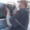 為了救狗在所不惜！警官發現一隻「受困在燃燒汽車裡的汪星人」，立馬衝上前「砸破車窗救狗」！