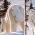 「你們有看到我的孩子嗎？」第一次看見雪，北極熊寶寶黏在媽媽屁屁上不敢走的模樣...讓人完全融化啦！